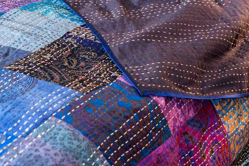 Kind of Blue - Indian Bedspreads in Cool Blues