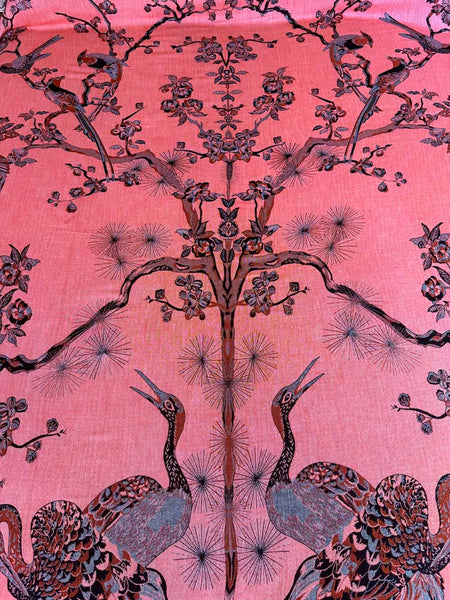 Black & Rose Tree of Life Bedspread