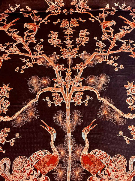 Black & Rose Tree of Life Bedspread