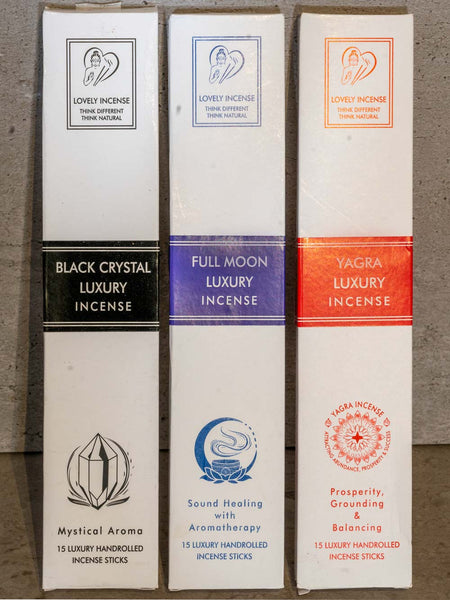 Black Crystal, Full Moon & Yagra Tibetan Incense