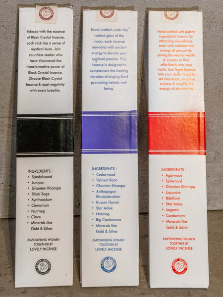 Black Crystal, Full Moon & Yagra Tibetan Incense