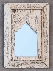 Distressed White Arched Mirrors 1