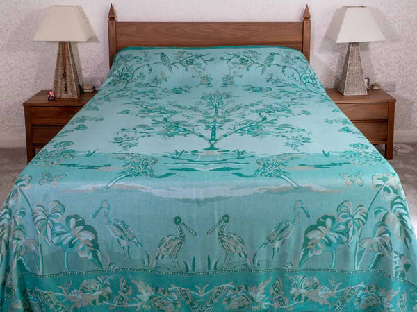 Green Tree of Life Bedspread
