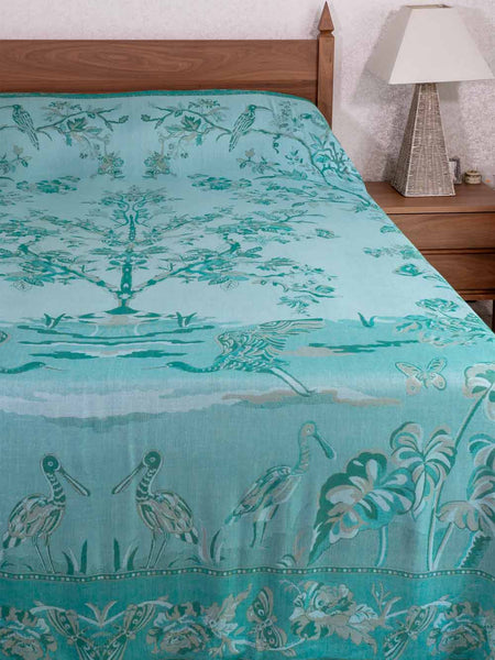 Green Tree of Life Bedspread
