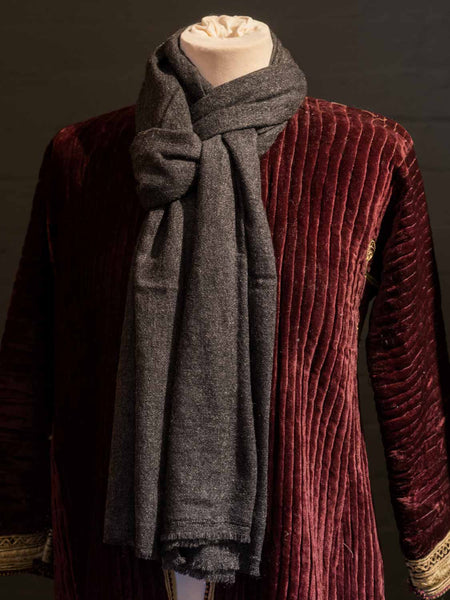 Cashmere Scarves - Charcoal Grey