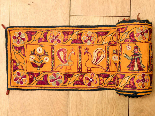 Long Vintage Embroidery from Gujarat