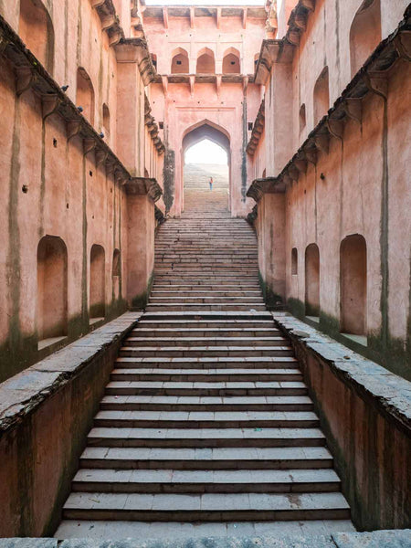 Neemrana Steps & Arches after Restoration | Stepwell Photos