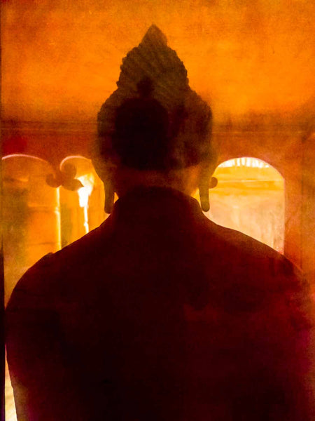 Ghostly Red Buddha, Lamayuru, Ladakh