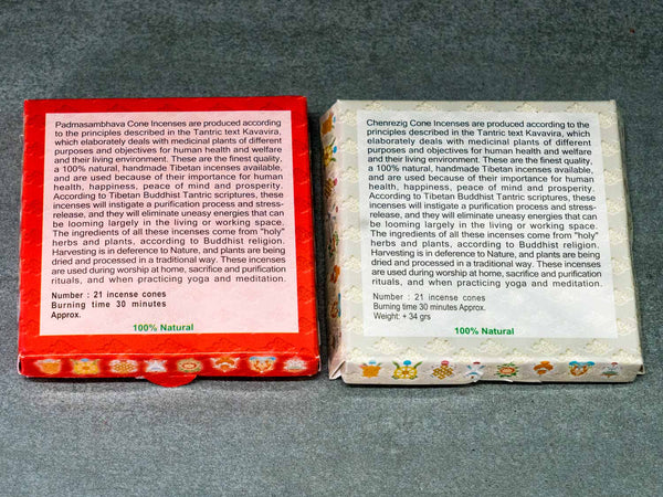 Padmasambhava & Green Tara Incense Cones