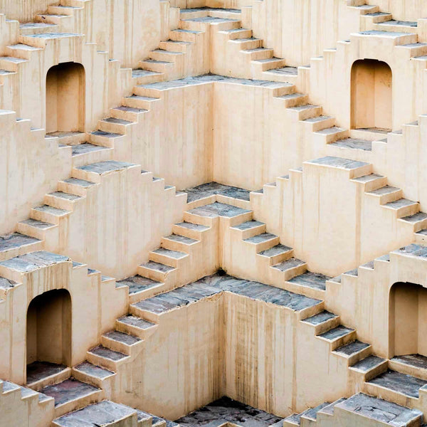 Panna Meena Kund Stepwell, Amer, Rajasthan