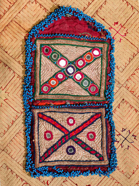 Vintage Beaded Purse from Afghanistan