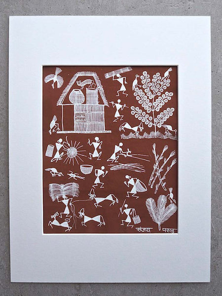 Making Baskets | Warli Painting