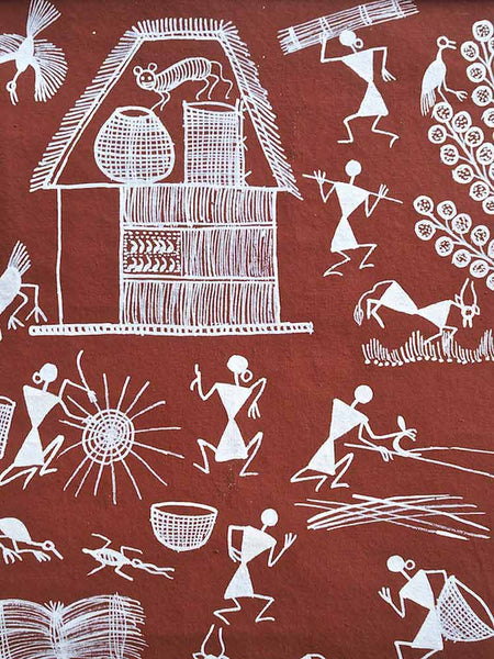 Making Baskets | Warli Painting