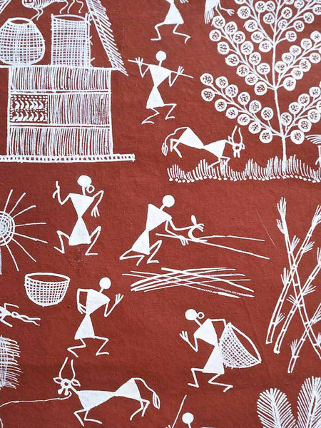 Making Baskets | Warli Painting
