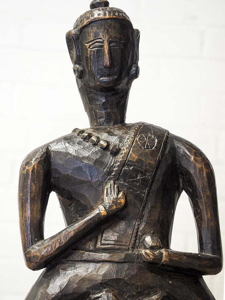 Old Wooden Buddha from Arunachal Pradesh 2