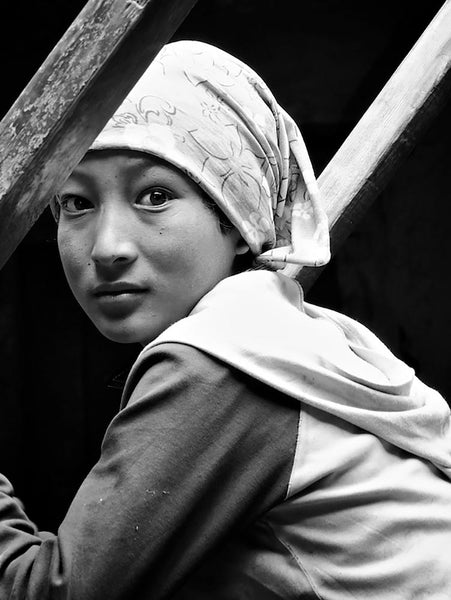 Young Monk at Luri Monastery, Mustang 1