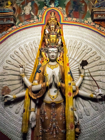 1000 armed Avalokiteshvara, Lamayuru, Ladakh