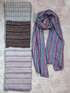 Checked Cashmere Scarves from Nepal