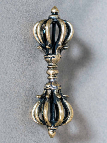 Eight Pronged Brass Vajra, 9cm