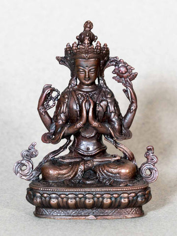 Fine Avalokiteshvara Buddha Statue, 9.5cm