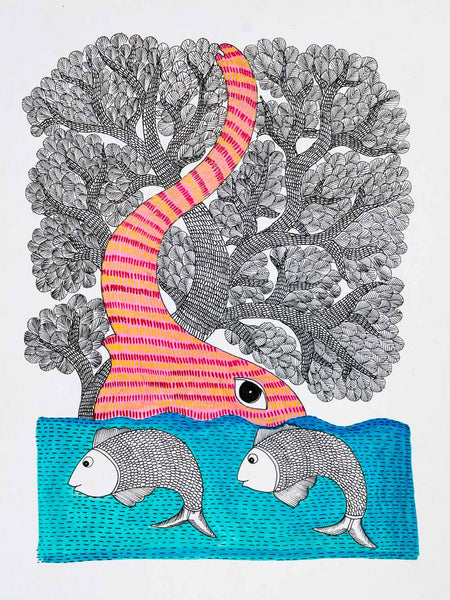 Gond painting images discount