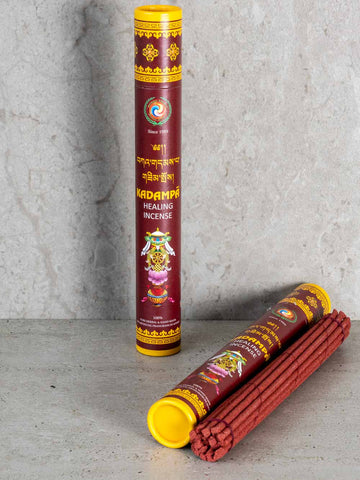Kadampa Healing Tibetan Incense in decorative tube