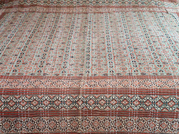 Madder & Sage Ajrakh Indian Bedspread