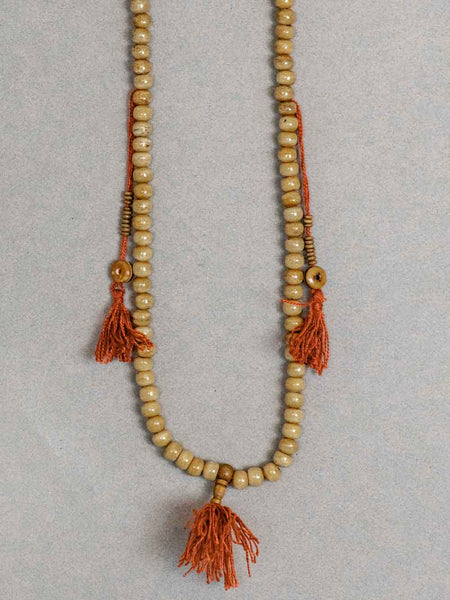 Yak Bone Tibetan Mala, Buddhist Prayer Beads