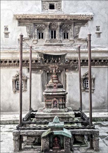 Photo of a Courtyard & Shrine, Patan, Nepal