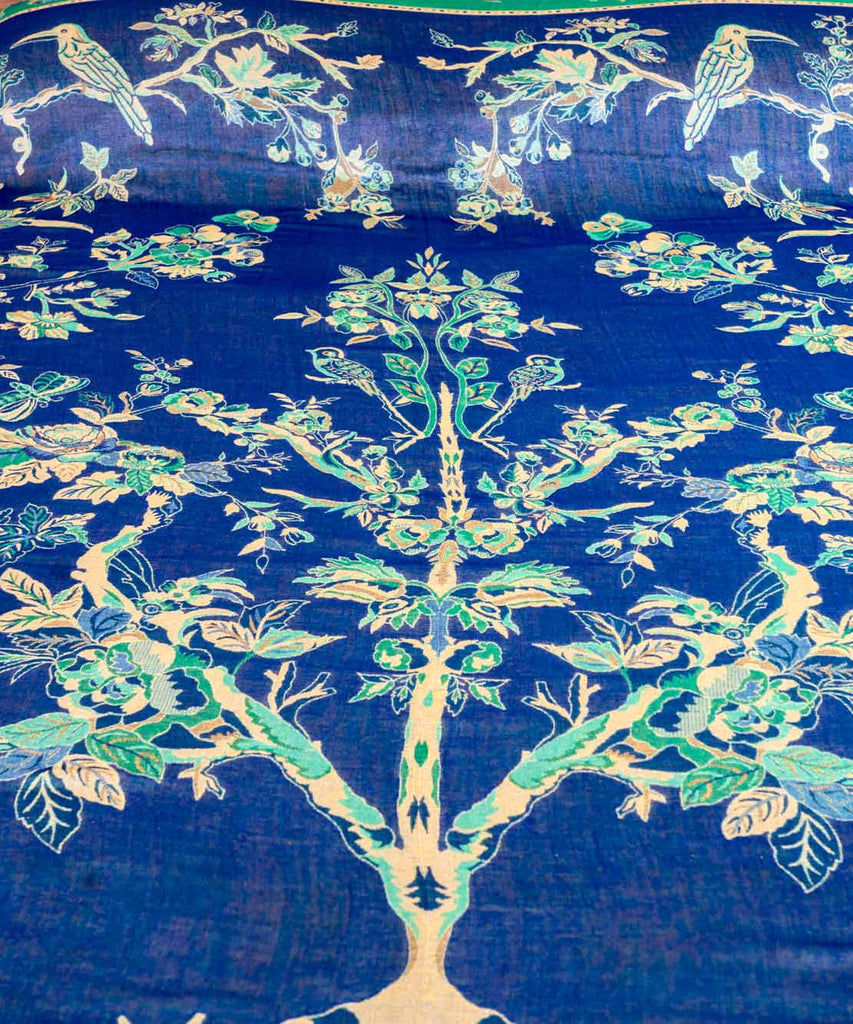 Pistachio Tree of Life Indian Bedspread Silk Road Gallery