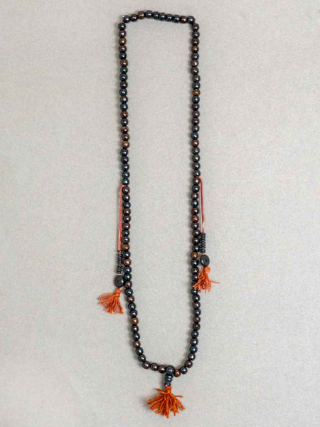Reddish Brown Tibetan Mala Prayer Beads