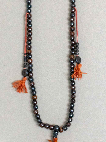 Reddish Brown Tibetan Mala Prayer Beads