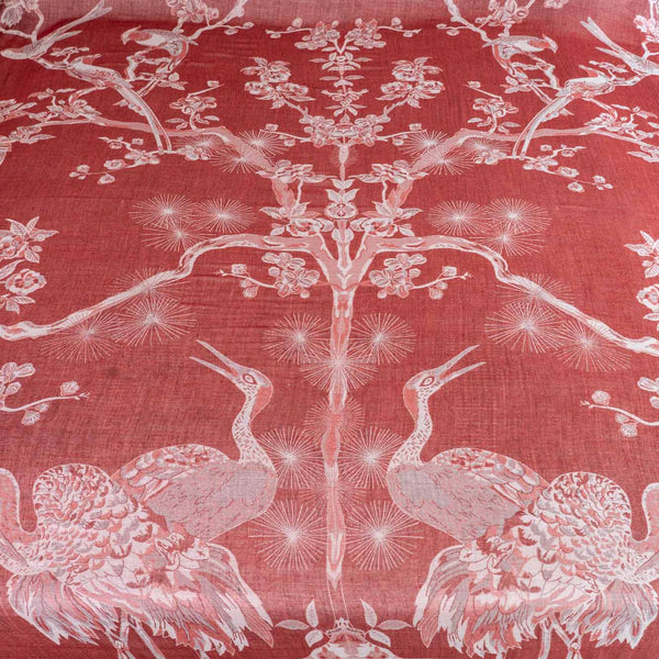 Silver & Rose Tree of Life Indian Bedspread