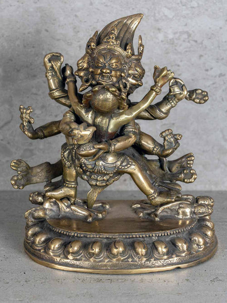 Tibetan Buddhist Protector Deity with Consort