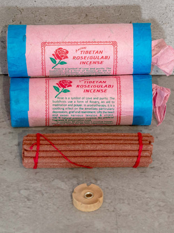 Rose Tibetan Incense, Two Tubes