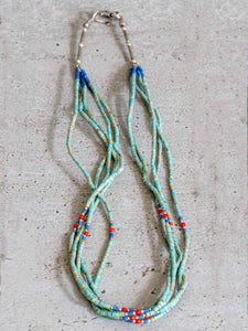 Tibetan Turquoise & Silver Necklaces