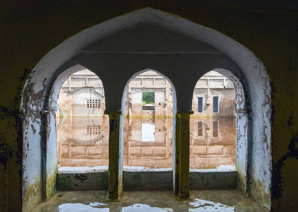 Photo of the Flooded Baoli Wale Ganeshji Stepwell at Datia, Rajasthan