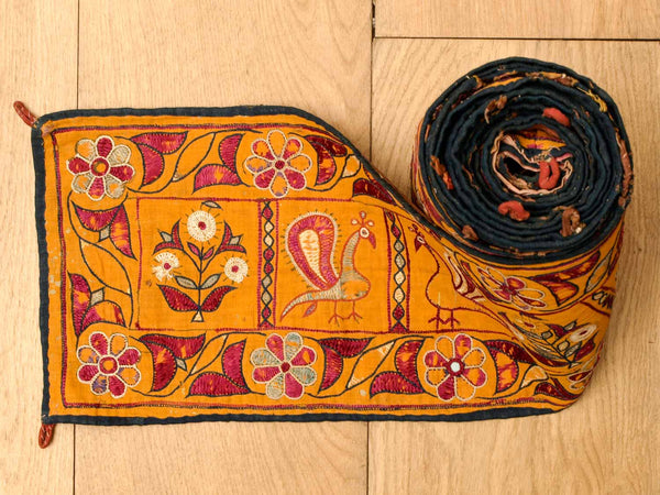 Long Vintage Embroidery from Gujarat