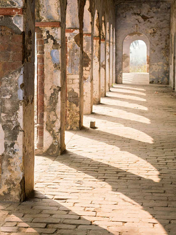 Painted Colonnades at Vrindavan 