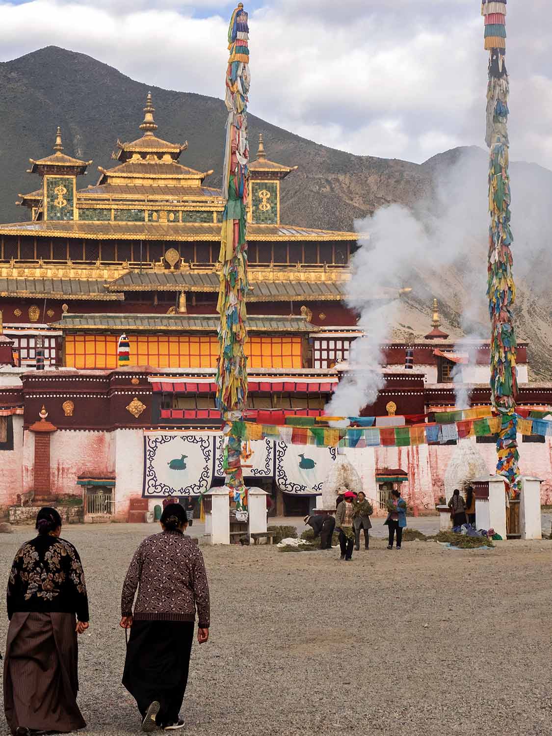 Photograph of Samye monastery, Tibet