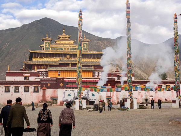 Photograph of Samye monastery, Tibet
