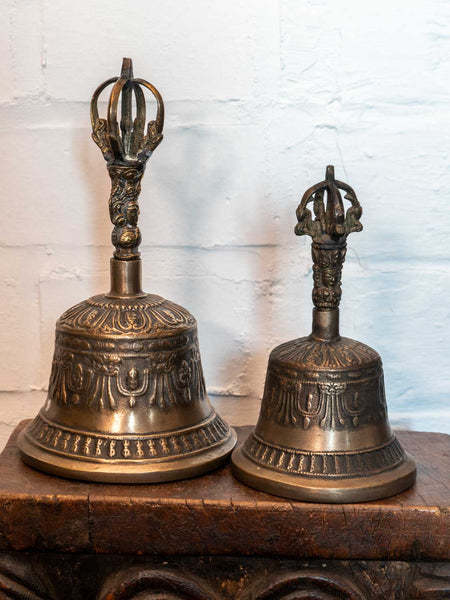 Tibetan Brass Vajra Bell