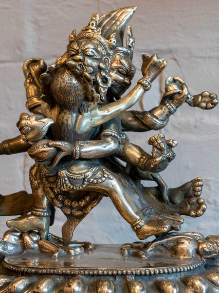 Tibetan Buddhist Protector Deity with Consort