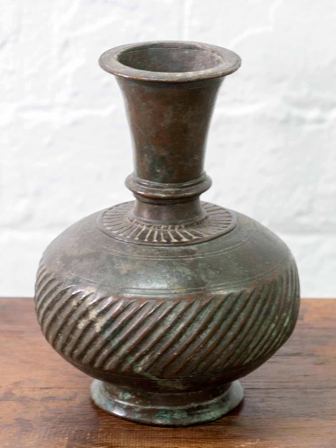 Vintage Bronze Vase from India