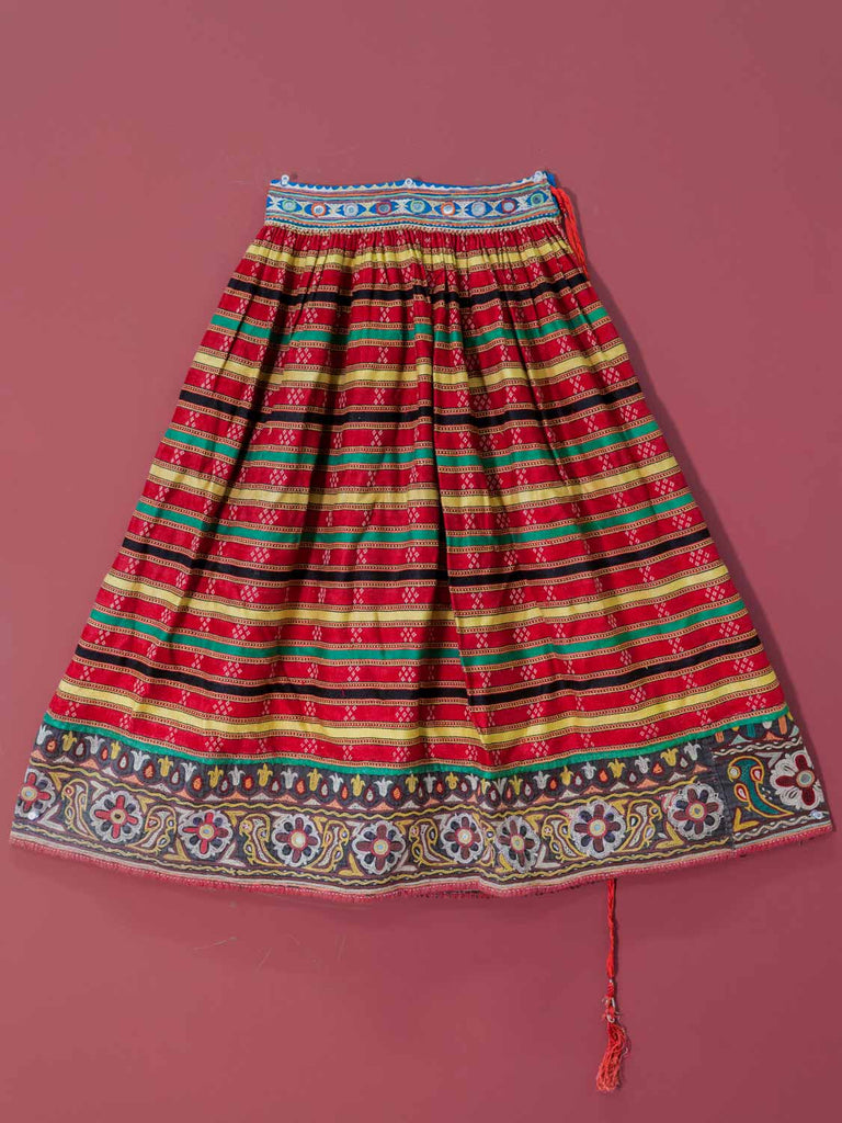 Vintage Embroidered Skirt from Rajasthan | Silk Road Gallery