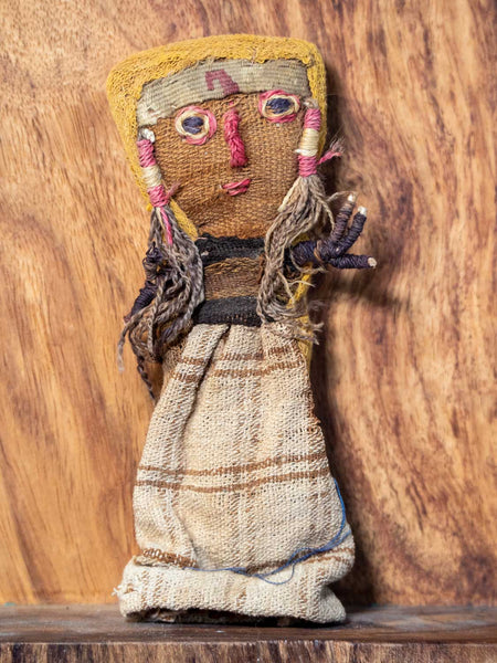 Vintage Peruvian Chancay Burial Doll 